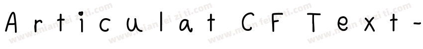 Articulat CF Text字体转换